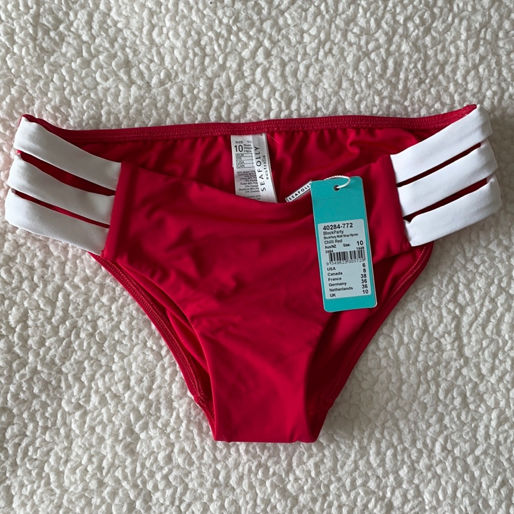 Seafolly Australia AUS size 10 swimsuit bottom NWT